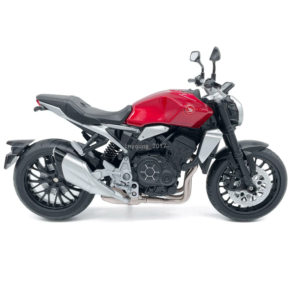1:12 Scale Honda CB1000R Motorcycle Model Diecast Toy Vehicle for Kids Boys Red - Image 3 of 4