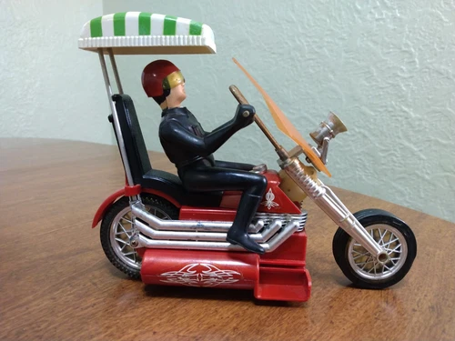Hasbro Scream'n Demons 1970's Vintage Motorcycle Toy CLEAN & TESTED