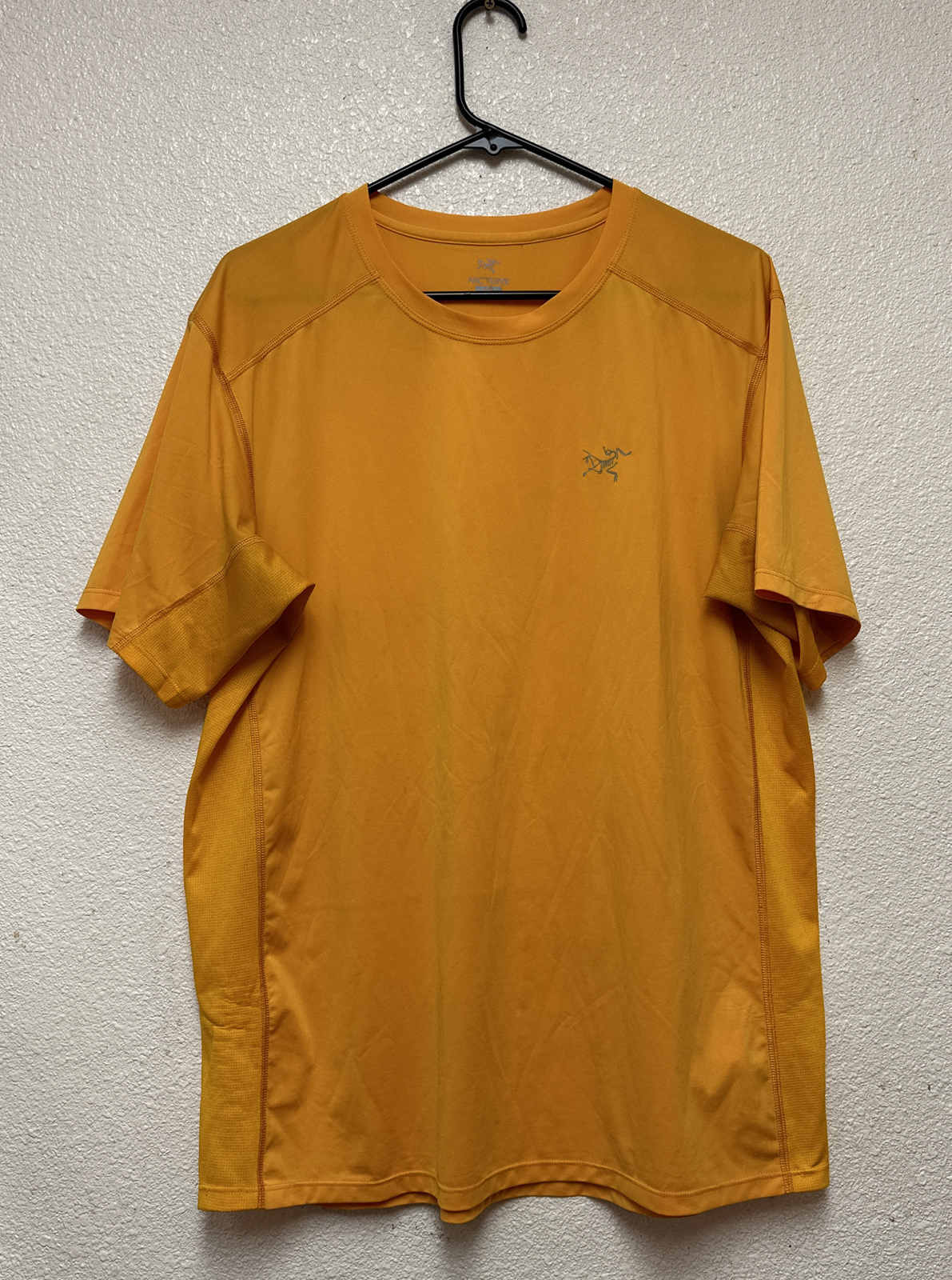 T shirt da uomo Arc'teryx Cormac Crew SS a maniche corte gialla taglia L