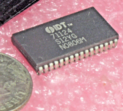 1 NEW NOS IDT 71124S12YG SRAM 1 MEG 128 X 8 12NS 5V CMOS MEMORY IC SOJ SO32 PIN
