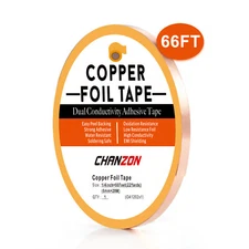 5mmx20m Copper Foil Tape Conductive Adhesive for Slugs Repel/EMI Shielding/Glass