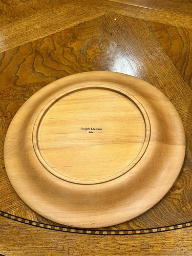 Ralph Lauren Home Italy Blue Line Wooden Bowl Set All Four Pieces/Comple - Picture 10 of 10