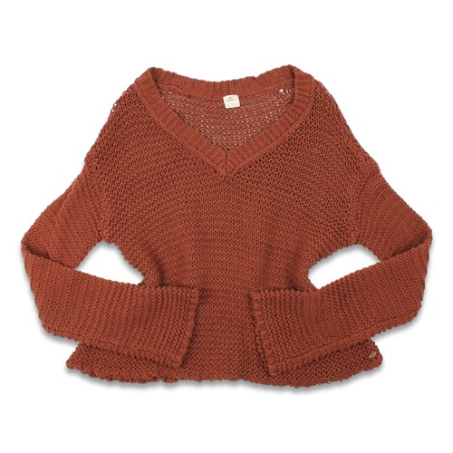O'Neill Womens Knitted Sweater Rust L 