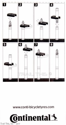 Continental Valve Extender Presta Pair