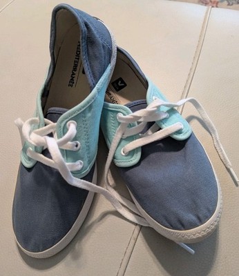 VEJA Mediterranee Sneaker Blue & Mint Green Canvas size EU40 or Men's US 7
