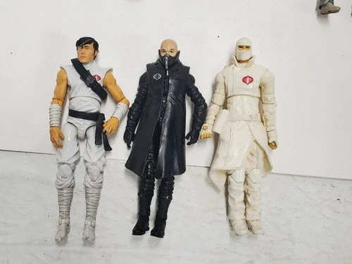 Gi Joe Storm Shadow Rex Doctor Figure Lot 2013 Retaliation & 2009 Rise Of Cobra