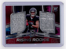 2022 Panini Spectra DRAKE LONDON Rising Rookie Dual Laundry Tag NEBULA /2