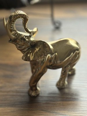 Marchetti Argento Laminato Italy Elefant , Vintage 