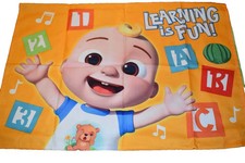 L5 WOW NWOT COCOMELON Reversible Toddler Bed Microfiber Standard Pillow Case