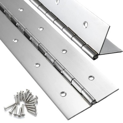 2 Stück Schwerlast 304 Edelstahl Klavier Scharnier Endlos Schrank Schrank Möbel