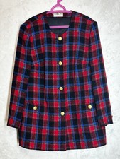 Givenchy En Plus Vintage Tweed Blazer Jacket Sz. 48