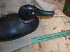 ANTIQUE BLACK DUCK ?  DECOY- 1920-30'S ERA?- MASON FACTORY? HAND PAINTED- AS IS — photo 9