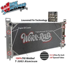 CU2537 Radiator For 2001 2002 Chevy Silverado/ GMC Sierra 2500HD 3500HD V8 8.1L