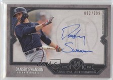 2017 Topps Museum Collection Archival Auto 2/299 Dansby Swanson #AA-DS Auto 3e4
