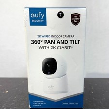 eufy Security Indoor Cam C220 2K Pan 360  Tilt 75  Wi-Fi Home Security Camera