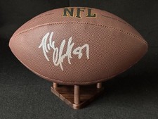 Rob Gronkowski New England Patriots Signed Autographed NFL Wilson Football COA