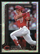 2025 Topps Rainbow Foil Stuart Fairchild #608 Cincinnati Reds