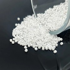 White Pearl 11/0 MIYUKI Delica Beads, 10g - US Seller