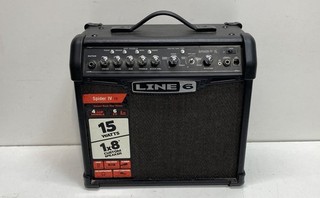 Line 6 Spider IV 15 15W 1x8 Modeling Guitar Combo Amplifier 4 Amp Models