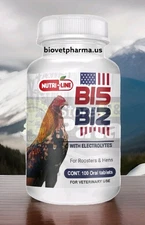 B15 + B12 BiovetPharma Nutri-Line – Energy & Recovery Supplement for Roosters