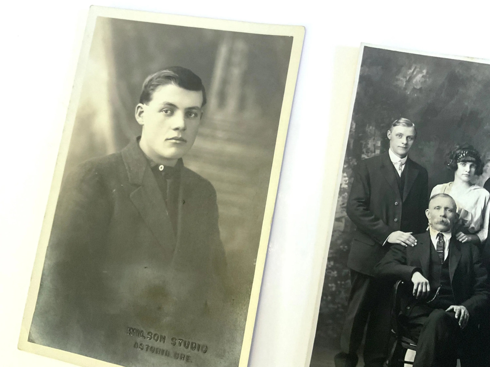 Vintage Astoria Oregon Photograph Postcard Lot - Wilson Studio Portraits