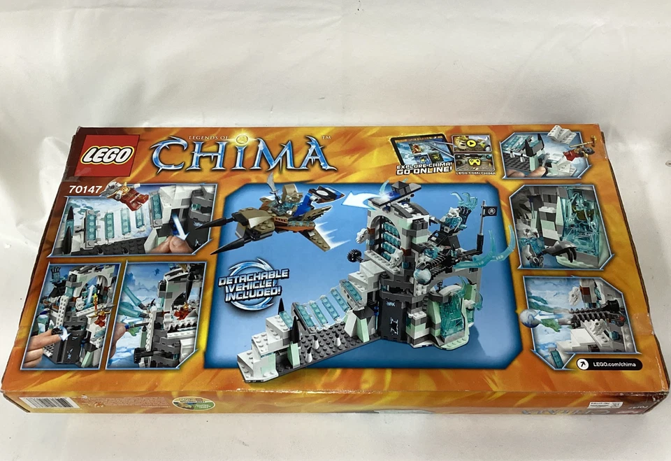 New Lego Legends of Chima Sir Fangar's Ice Fortress Building Block Toy Set 70147 - Image 2 of 4