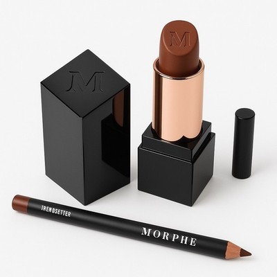 Morphe Lip Duo FULL SIZE Lipstick  Main Squeeze  Lip Liner  Trendsetter  NEW