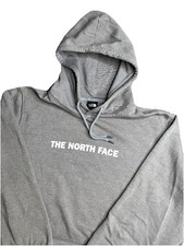 The North Face Hoodie Womens XL Gray Long Sleeve Fleece Pullover