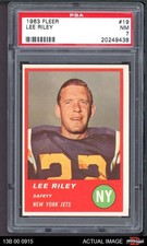 1963 Fleer #19 Lee Riley Jets Detroit PSA 7 - NM