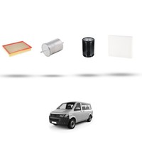 Hoffcar Set Service - 4 Filter FüR Vw Transporter 2.0 Bifuel (7H, 7J, 7E, 7F)
