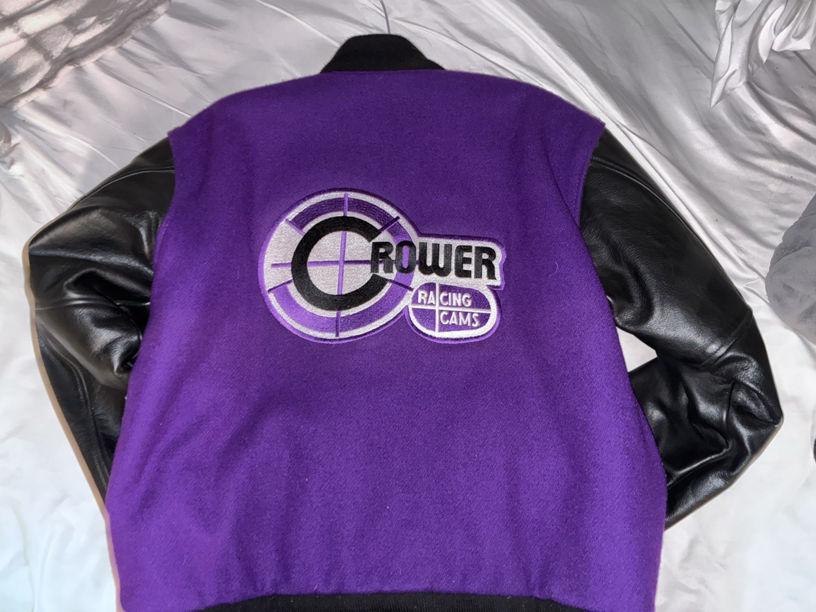 90s Vintage Racing Crower Racing Cams Jacket Size L Purple | eBay