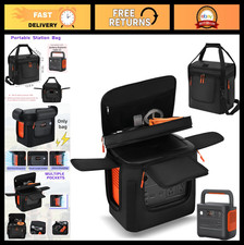 Portable Power Station Carrying Case - Soft Padded Travel Bag with Quick Access