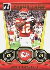 2024 Donruss #7 Mecole Hardman Jr. Champ is Here INSERT CHIEFS