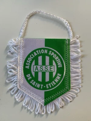 ASSE Saint Etienne fanion vintage football foot pennant wimpel banderin - Photo 1/2