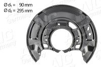 Spritzblech Ankerblech Vorderachse Links FÜR Toyota Yaris ( P9 ) - AIC 58261
