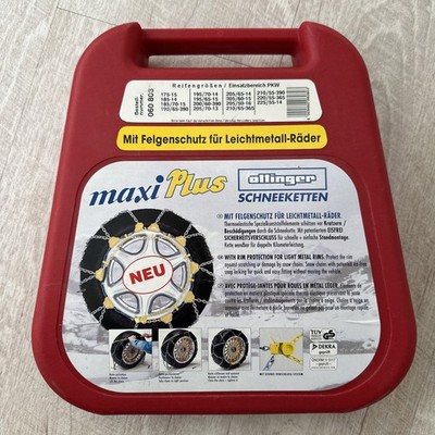 Oettinger Maxi Plus Schneeketten Alufelgen Felgenschutz 195 65 15 VW Golf, Astra