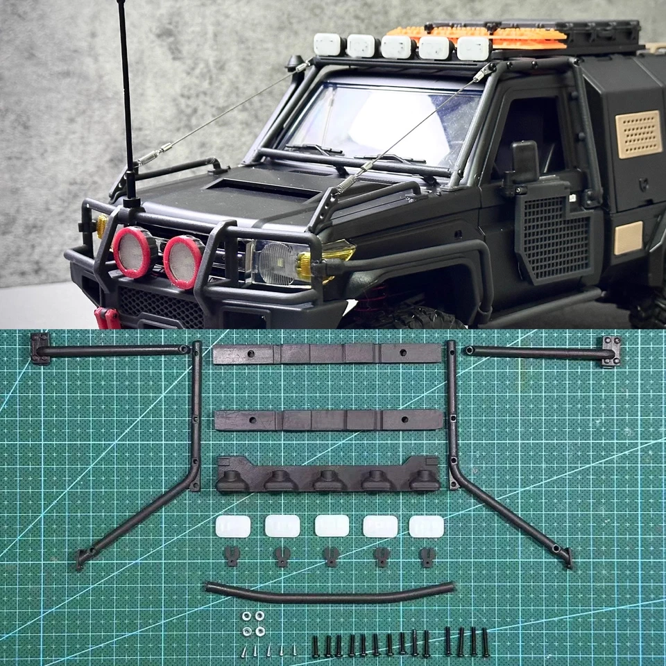 DIY Parts Modified Accessories for MN1/12 MN-82s Truck 1:12 RC Car4O - Image 2 of 4