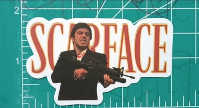 SCARFACE THE MOVIE X DIE-CUT STICKER X MATTE DIE-CUT STICKER X SCARFACE X X X X