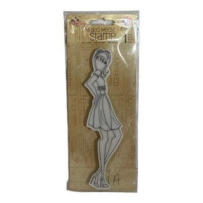 Julie Nutting Mia Cling Stamp 2013 Prima Paper Doll 1 Pc 910242 New Open Pkg