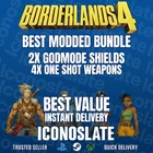 Borderlands 4 | BEST MODDED BUNDLE | GODMODE SHIELDS & WEAPONS | XBOX, PS5, PC