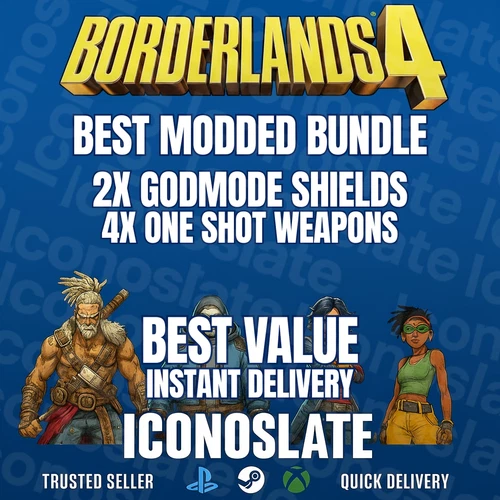 Borderlands 4 | BEST MODDED BUNDLE | GODMODE SHIELDS & WEAPONS | XBOX, PS5, PC