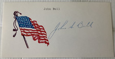 JOHN BULL NASA Astronaut APOLLO Autographed Signed Card MOON LANDING