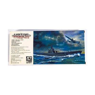 AFV Club Model 1/350 USS Gato Class Submarine 1943 VG+/NM