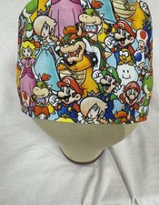 Men/Women Surgical Scrub Cap Lined Party Characters 100 Cotton