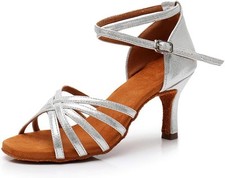 MSMAX Women's Practice Ballroom Dancing Shoes Indoor Performance Latin Dance...