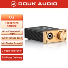 Douk Audio U3 Mini Class A Headphone Amplifier Hi-Fi Desktop Stereo Headset Amp
