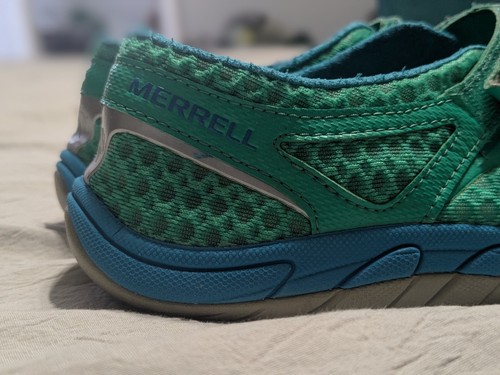 Merrell Crush Glove Mary Jane verde come nuovo Vibram Performance Cross Trainers 9,5 - Foto 2 di 9