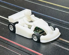 SCS Hobbies 3D AFX Mega G  1.5 Super Kart Ho Slot Car Body White