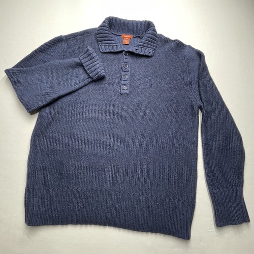 Sundance Men’s Sweater XXL 10% Merino Wool Blue Long Sleeve - Small Snag - Picture 2 of 7