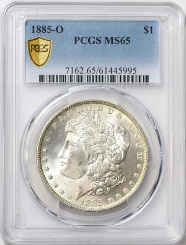 1885-O $1 Morgan Silver Dollar PCGS MS65 - GEM - Amazing Luster